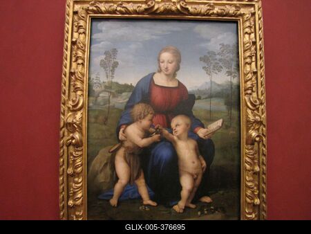 Madonna with Child and Little Boy - Raphael - Florence - Uffizi-stock-foto
