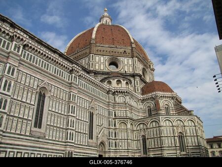 Firenze - Dome - Florence - Cathedral-stock-foto