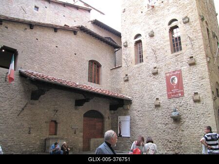 Firenze - Birthplace of Dante Alighieri - Florence-stock-foto