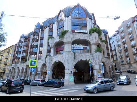 The Swan House Office building - Budapest-stock-foto