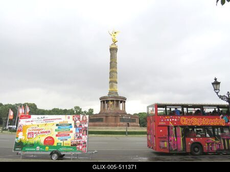 Berlin, 1 July 2017The Victory Column (Siegess?ule) of Berlin. A Diadaloszlop (Siegess?ule).Heinrich Strack tervei szerint ?p?lt 1964-ben a porosz-d?n h?bor?ban aratott gy?zelem eml?k?re.-stock-foto