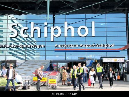 Schipol - Amsterdam International Airport-stock-foto