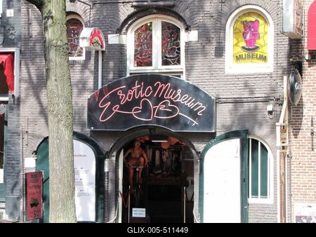 Amsterdam - Erotic Museum-stock-foto