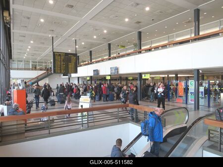 Berlin, 25 March 2018Berlin-Sch?nefeld Airport.A berlini Sch?nefeld rep?l?t?r.-stock-foto