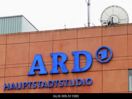 Berlin, 24 March 2018Berlin's ARD television studio.Az ARD telev?zi? berlini studi?ja.-stock-foto