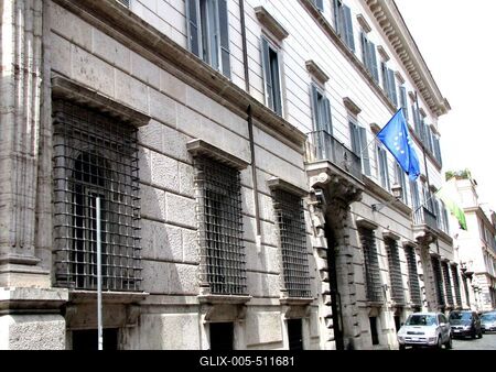 Rome - Hungarian Academy in Rome - Culture-stock-foto