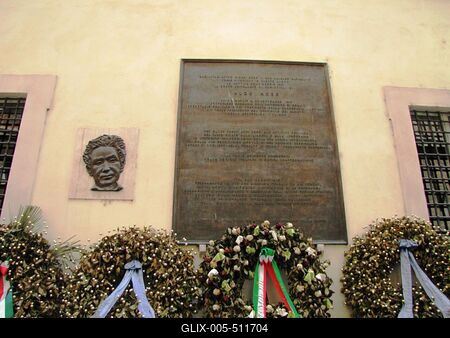 Aldo Moro memorial - Rome - Via Caetani-stock-foto