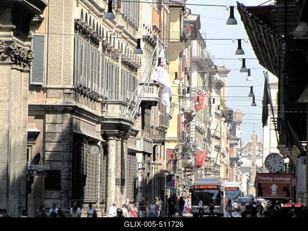 Rome - Via del Corso-stock-foto