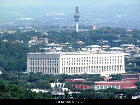 Italian Foreign Ministry - Farnesina Palace - Rome-stock-foto