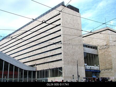 Rome Central Railwa Station - Termini - Amerigo Tot-stock-foto