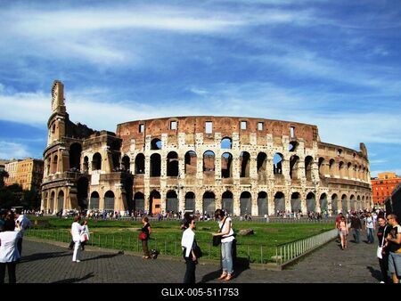 Rome - Coliseum-stock-foto