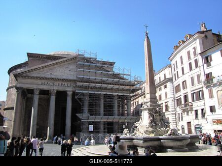 Pantheon - Rome-stock-foto