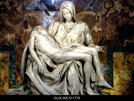 Rome - Pie - Michelangelo - Piet?-stock-foto