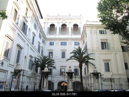 Rome - Falconieri Palace - Hungarian Academy of Culture-stock-foto
