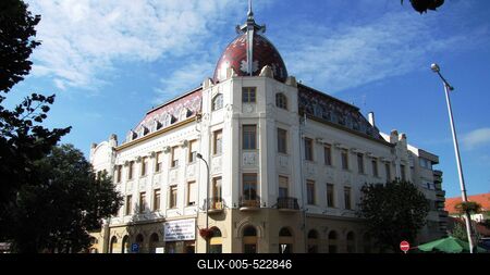 Post Palace - Nagykőrös - Hungary - Architecture-stock-foto