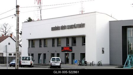 Europe only permanent road exhibition - Kiskőrös - Hungary-stock-foto