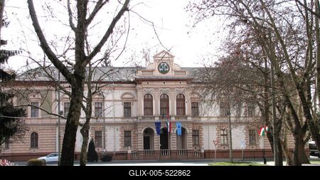 Kiskőrös - Town Hall - HUngary-stock-foto