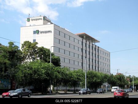 Budapest, 6 August 2016The Gbroupama insurance Company's building.A Groupama Biztos?t? c?g ?p?lete a XIV. ker. Hung?ria k?r?t 179-187. sz. alatt.-stock-foto