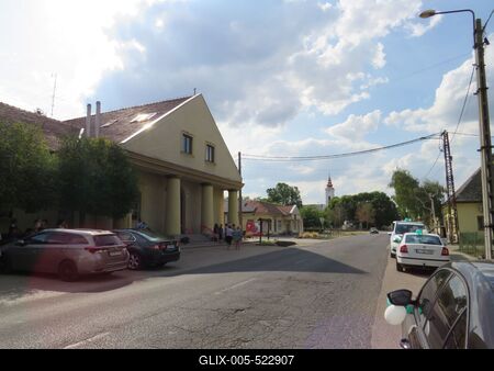 Tápiószentmárton - View - Cultural center - Hungary-stock-foto