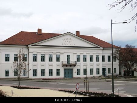 Paks, 19 March2017Hotel Elisabeth of Paks.Az Erzs?bet nagy sz?lloda.-stock-foto