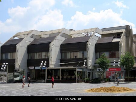 Trnava (Nagyszombat), 27 May 2018The Culture Hall.A Kulturh?z.-stock-foto