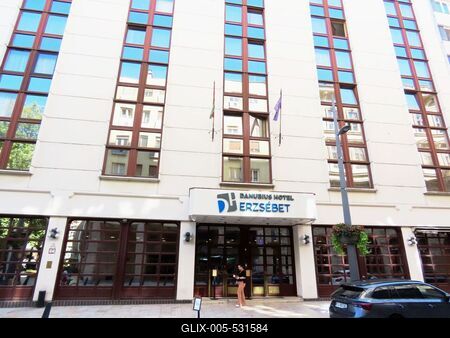 Hotel Elisabeth - Budapest - Downtown-stock-foto