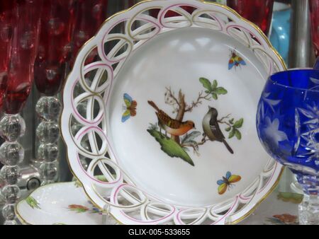 Herend porcelain - Traditional art - Budapest-stock-foto