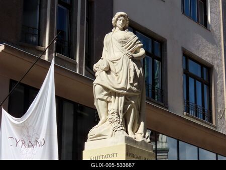 The fishmonger's well - Budapest-stock-foto