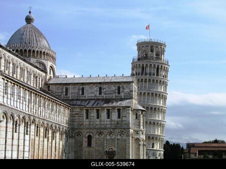 Pisa - Italy - Leaning Tower - Cathedral - Square of Miracles-stock-foto