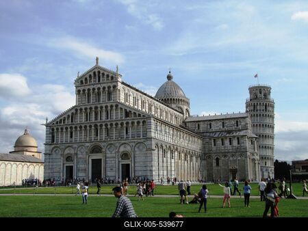 Pisa - Italy - Cathedral - Leaning Tower - Square of Miracles-stock-foto