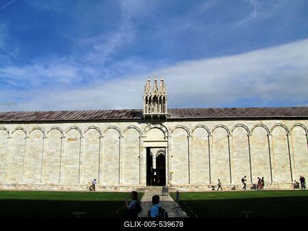 The Pisa Camposanto (cemetery) in the Square of Miracles - Italy-stock-foto