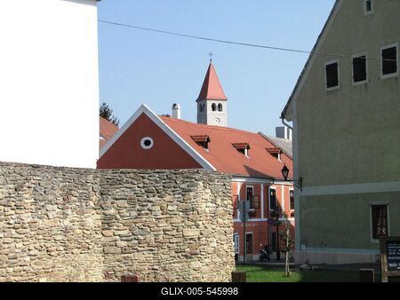 K?szeg (Hungary), 13 September 2016.Corner of K?szeg.K?szegi sarok.-stock-foto
