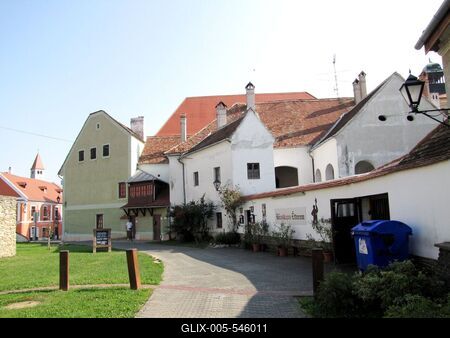 K?szeg (Hungary), 13 September 2016.Passage of K?szeg.K?szegi r?szlet.-stock-foto