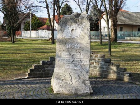 Dunaharaszti, 5 February 2018Memorial of 1956's revolution.1956-os eml?km?.-stock-foto