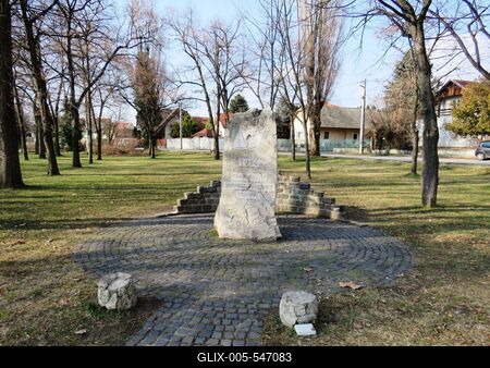 Dunaharaszti, 5 February 2018Memorial of 1956's revolution.1956-os eml?km?.-stock-foto