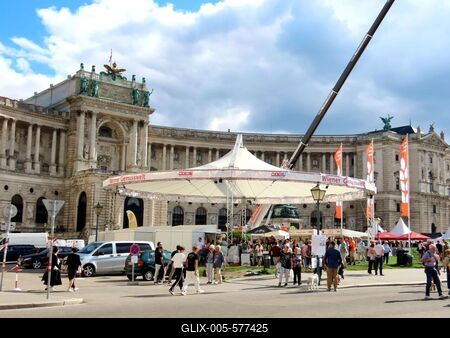 Vienna - The Ernte Dank Festival (Harvest Thanksgiving Festival)-stock-foto