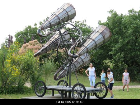 Listening device - Military - WWI - Pákozd - Hungary-stock-foto