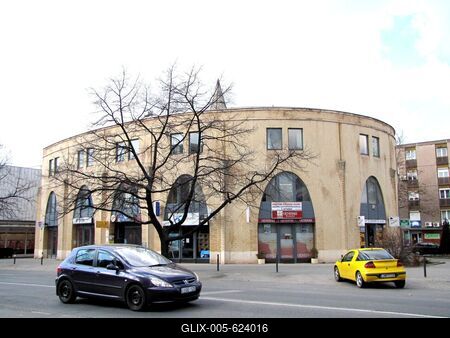 Dunaújváros - Shop - Hungary-stock-foto