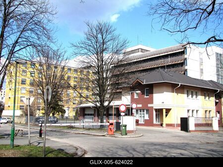 Dunaújváros - Hungary - Hospital - Emergency-stock-foto