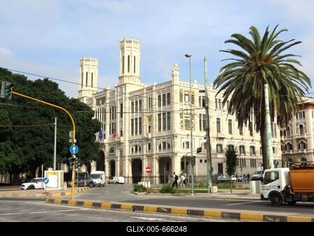 Cgliari town Hall - Sardinia - Italy-stock-foto