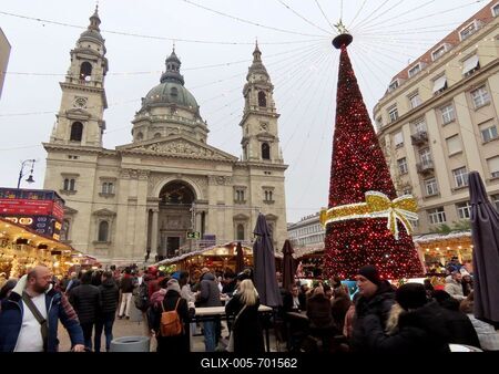 Budapest Winter Fair - 2025. Christmas Fair on Szent István square-stock-foto