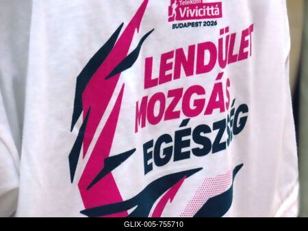 Sport - Vigor, movement, health - Inscription - Vivicittá - Budapest-stock-foto