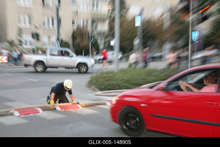 Használaton kívüli épület gyulladt ki Budapesten-stock-foto