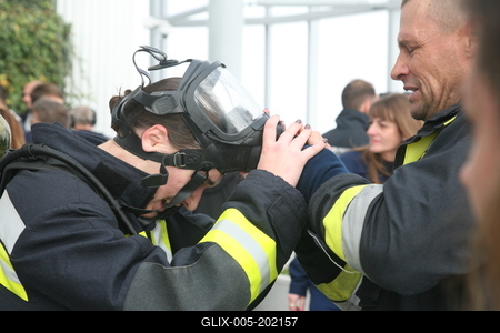 Országos Tűzoltó Lépcsőfutó Bajnokság Budapesten-stock-foto