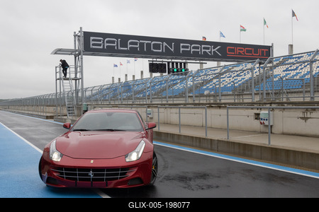 Balaton Park Circuit opening in Balatonfokajar-stock-foto