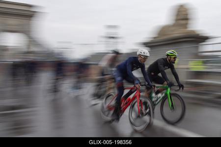 Tour de Hongrie bicycle race-stock-foto