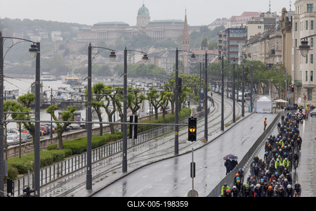 Tour de Hongrie bicycle race-stock-foto