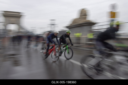 Tour de Hongrie bicycle race-stock-foto