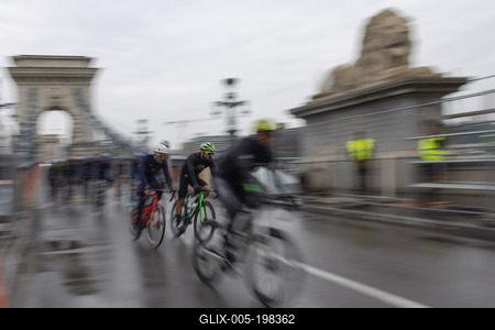 Tour de Hongrie bicycle race-stock-foto