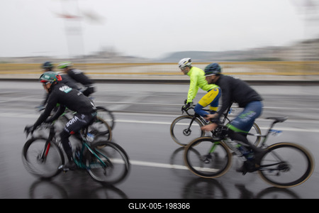 Tour de Hongrie bicycle race-stock-foto